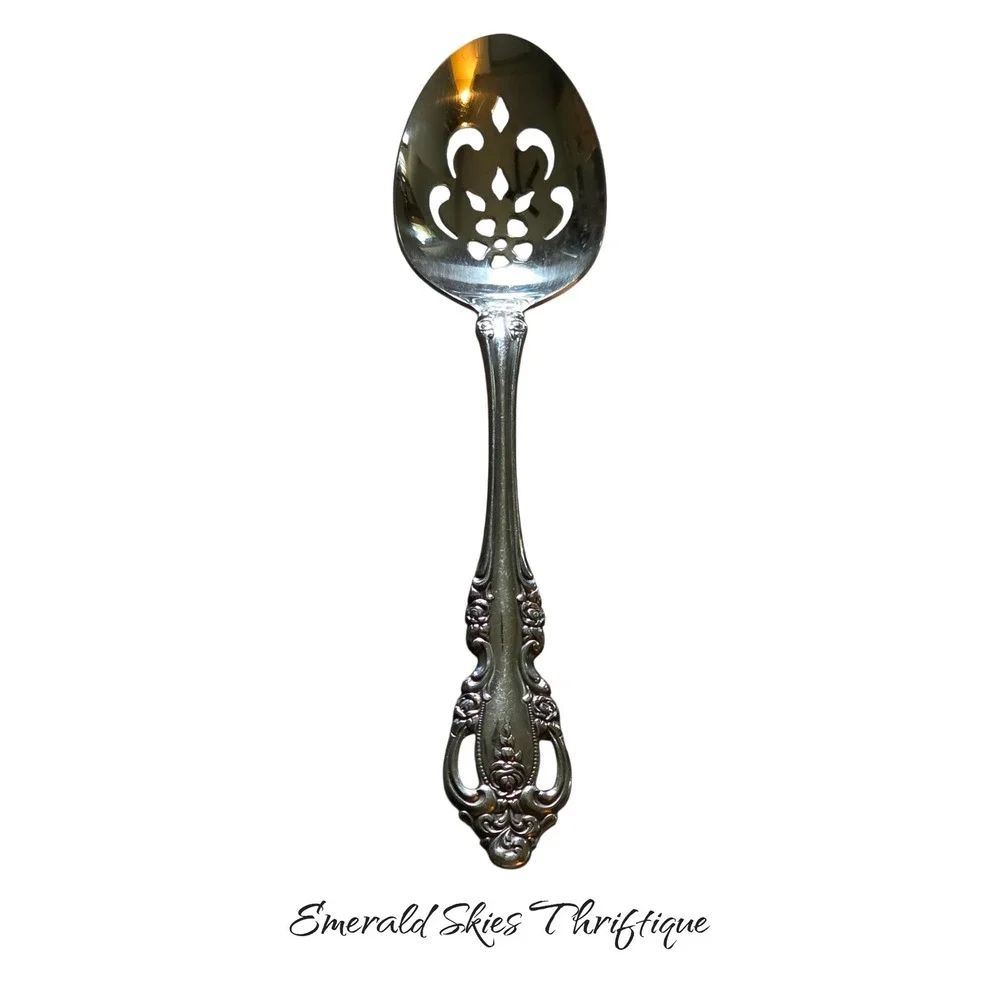 Oneida Brahms Set of 7 Community Stainless Flatware serving utensils